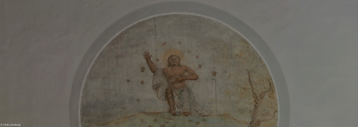 Fresko des Heiligen Stephanus