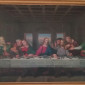 Altes Altarbild mit letztem Abendmahl